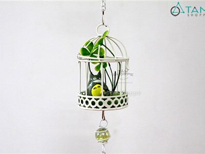 Chuông gió lồng chim sắt Vintage NHỎ